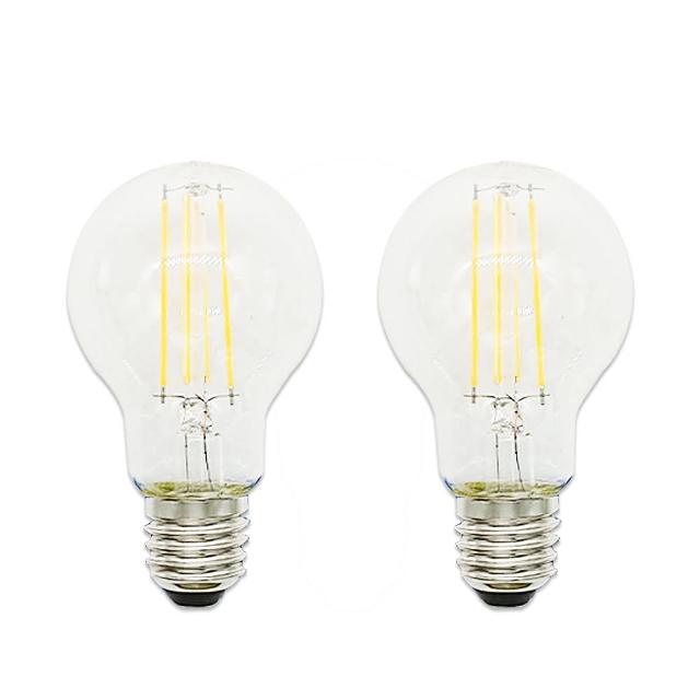 【Osram 歐司朗】2入組 LED可調光7W燈絲 燈泡-燈泡色(E27燈頭 調光式)