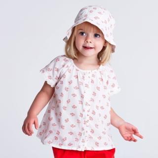 【Purebaby】澳洲有機棉 兒童短袖上衣(女童 有機棉 透氣棉紗)