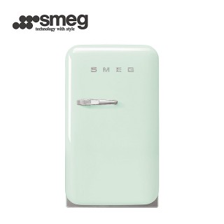 【SMEG】彩色復古迷你冰箱34L-粉綠色(FAB5RPG3TW)