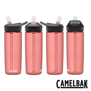 【CAMELBAK】600ml eddy+多水吸管水瓶RENEW 玫瑰(吸管水瓶/運動水壺/隨行杯/水瓶)