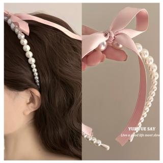 【HaNA 梨花】撒嬌姐姐．法式浪漫粉紅珍珠髮箍