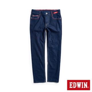 【EDWIN】男裝 加大碼-東京紅360°迦績彈力機能小直筒牛仔褲(原藍色)
