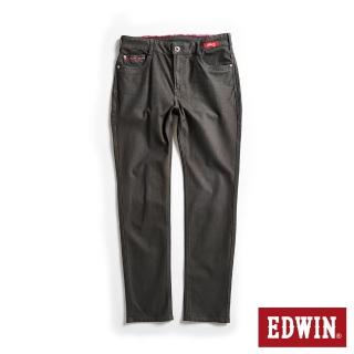 【EDWIN】男裝 加大碼-東京紅360°迦績彈力機能小直筒牛仔褲(暗灰色)