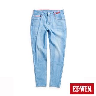 【EDWIN】男裝 東京紅360°迦績彈力機能錐形牛仔褲(石洗藍)
