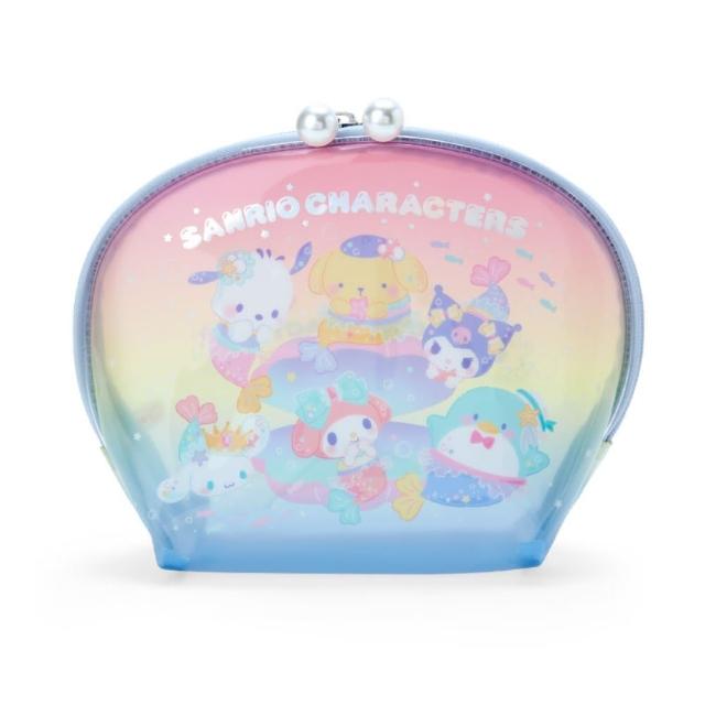 【小禮堂】Sanrio大集合 PVC貝殼型化妝包 - 海底情深(平輸品)