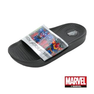 【Marvel 漫威】童鞋 復仇者聯盟 拖鞋/輕量 好穿脫 MIT正版 黑(MRKS24750)