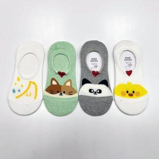 【Socks Form 襪子瘋】韓國東大門甜美卡通隱形襪/踝襪/女襪(4色)