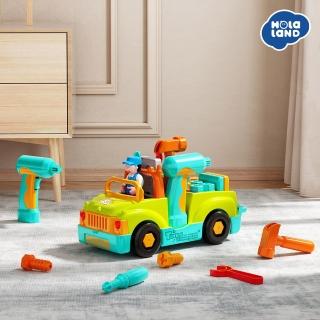 【HolaLand 歡樂島】維修工具車(聲光玩具車/匯樂感統玩具)