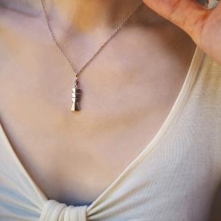 【mittag】101 necklace_101項鍊(台灣特色 台灣地標 外國人紀念品 循環經濟 綠色貴金屬 友善環境)