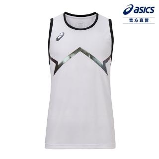 【asics 亞瑟士】籃球背心 男女中性款 籃球 上衣(2063A302-100)