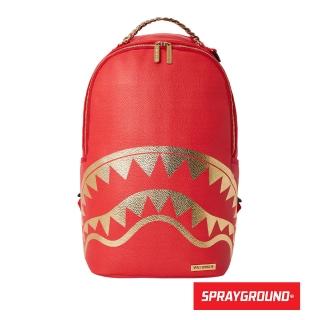 【SPRAYGROUND】SHEDEUR & SHILO SANDERS 聯名皮革鯊魚後背包(紅色)