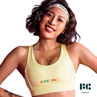 【FIZZCOCO】現貨 經典LOGO運動背心 女健身跑步瑜珈帶胸墊內衣外穿 共2色