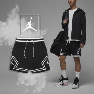 【NIKE 耐吉】短褲 Jordan Dri-FIT Sport Diamond 男款 黑 透氣 籃球褲 抽繩 寬鬆(DX1488-010)