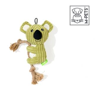 【M-PETS】ECO LARS 環保絨毛發聲玩具-無尾熊(環保材質 拉繩發聲多功能)