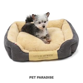 【PET PARADISE】寵物用品-床 方形 時尚灰 M(寵物窩 寵物睡窩)