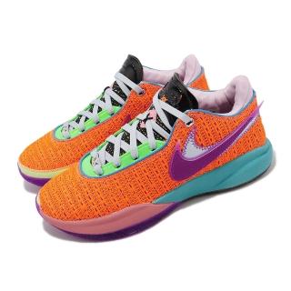 【NIKE 耐吉】籃球鞋 LeBron XX EP Chosen 1 橘 紫 藍 20 男鞋 LBJ 低筒(DJ5422-800)
