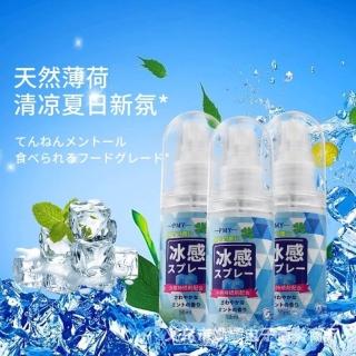 【hp生活百貨】日本PMY清涼噴霧50ML*3瓶 隨身攜帶 降溫神器(清涼噴霧)