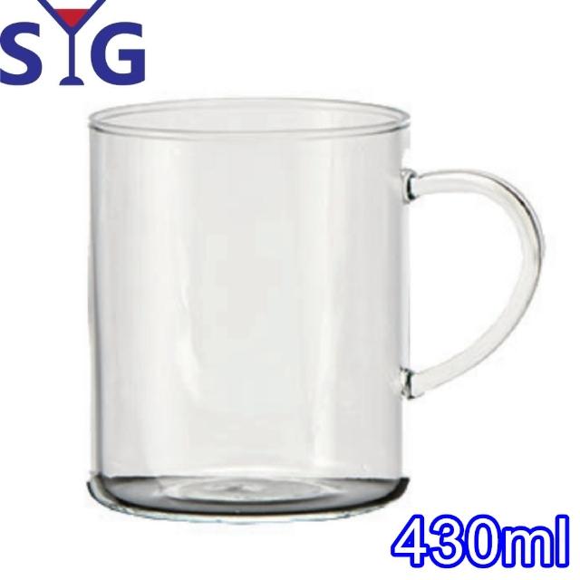 【SYG 台玻】玻璃耐熱咖啡杯馬克杯(430cc)