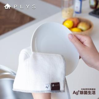【日本PLYS】Ag+銀離子廚房抗菌萬用抹布(30x30/2入)