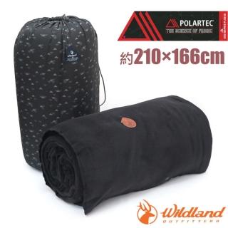 【Wildland 荒野】軍規 Polartec 抗靜電5合1睡毯(P2028-54 黑)