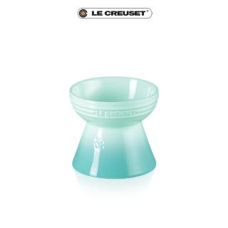 【Le Creuset】瓷器寵物高腳碗(薄荷綠)