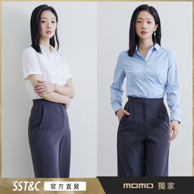【SST&C.超值限定.】女士 經典修身版長袖/短袖襯衫-多款任選