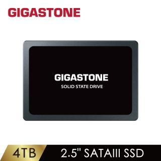 【GIGASTONE 立達】4TB SATA III 2.5吋高效固態硬碟(最高讀取速度520MB/s / 寫入速度480MB/s)