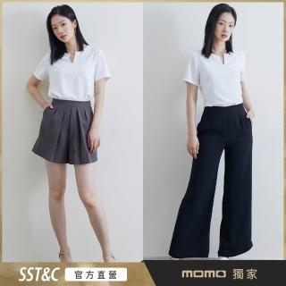 【SST&C.超值限定.】女士 設計款休閒短褲/長褲-多款任選