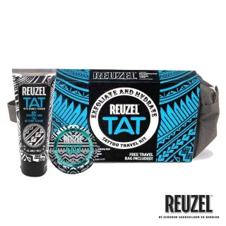 【REUZEL】刺青專用保養清潔經典紳士盥洗包組(刺青保濕溫和去角質沐浴膠 100ml+刺青保濕亮色修護膏 35g)