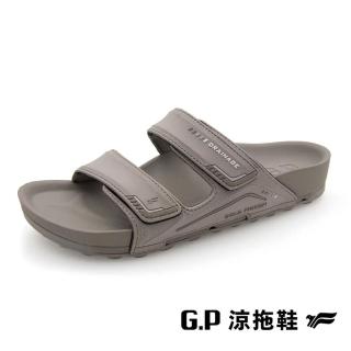 【G.P】VOID防水透氣機能柏肯拖鞋 女鞋(淺灰色)