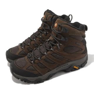 【MERRELL】越野鞋 Moab 3 APEX Mid WP 男鞋 棕 登山鞋 防水 黃金大底 戶外 郊山 中筒(ML037051)