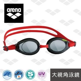 【arena】日本製 大視角 防霧 抗UV 訓練款 泳鏡(AGY380)