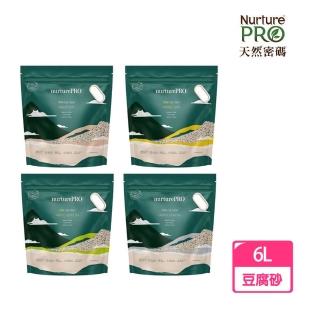 【NurturePRO 天然密碼】極致天然環保豆腐砂6L(超輕量、高吸水力、除臭優)