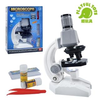 【Playful Toys 頑玩具】科學STEAM兒童顯微鏡(科學實驗玩具 變焦顯微鏡 光學顯微鏡)