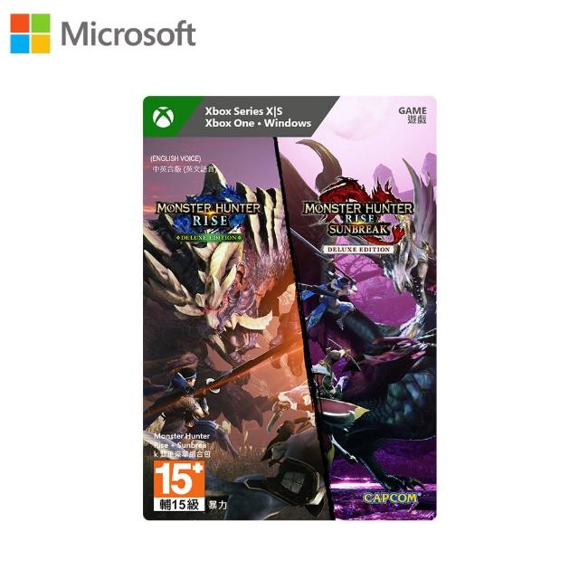【Microsoft 微軟】《魔物獵人 崛起：破曉》雙重豪華組合包(下載版購買後無法退換貨)