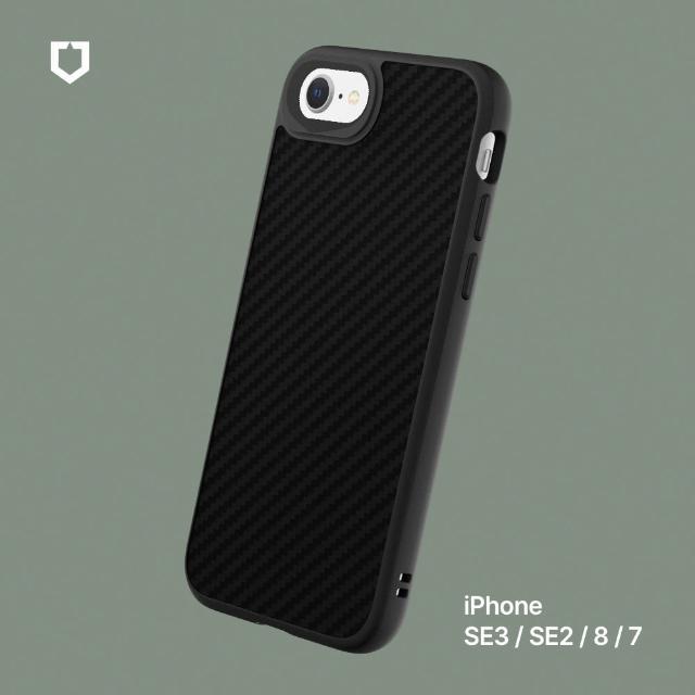 【RHINOSHIELD 犀牛盾】iPhone SE第3代/SE第2代/8/7 4.7吋 SolidSuit 碳纖維紋路 手機殼(獨家耐衝擊材料)