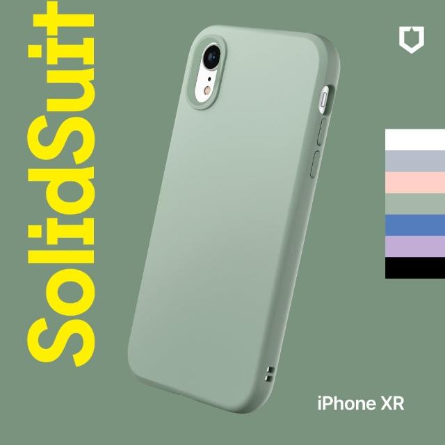 【RHINOSHIELD 犀牛盾】iPhone XR 6.1吋 SolidSuit 經典防摔背蓋手機保護殼(獨家耐衝擊材料 原廠出貨)