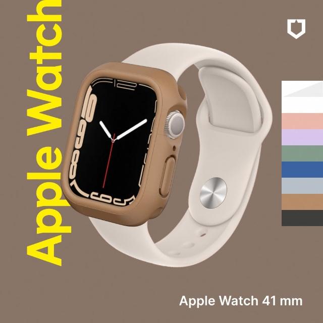 【RHINOSHIELD 犀牛盾】Apple Watch S9/8/7 41mm CrashGuard NX模組化防摔邊框手錶保護殼