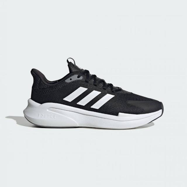 【adidas 愛迪達】慢跑鞋 男鞋 運動鞋 緩震 ALPHAEDGE + 黑白 IF7292