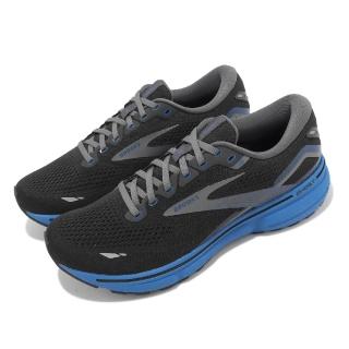 【BROOKS】慢跑鞋 Ghost 15 男鞋 黑 藍 魔鬼系列 15代 緩衝 運動鞋 路跑(1103931D056)