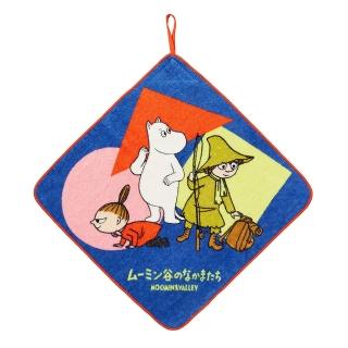 【Marushin 丸真】Moomin嚕嚕米 抗菌可掛式方巾 故事(生活 雜貨)