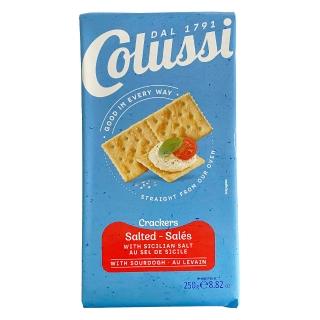 【Colussi】義大利可露希蘇打餅250g-鹽味