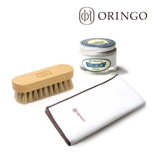 【ORINGO 林果良品】皮革基礎保養組 透明(皮鞋保養品)