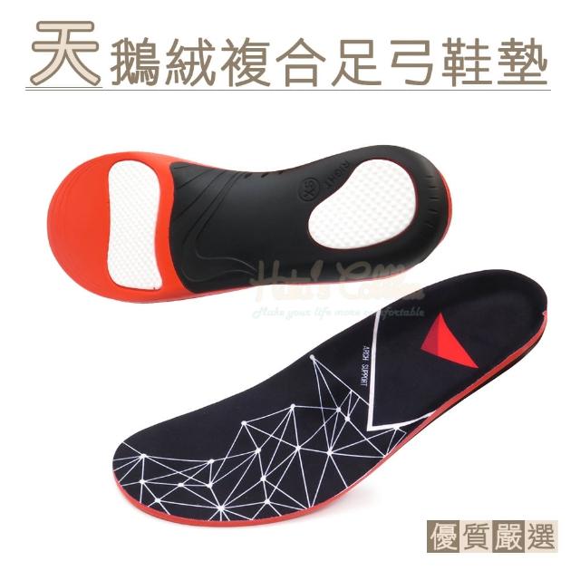 【糊塗鞋匠】C107 天鵝絨複合足弓鞋墊(1雙)