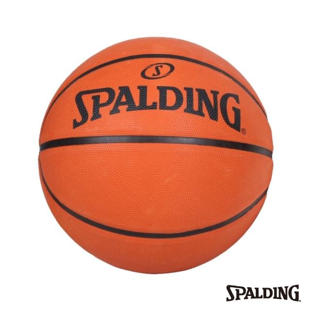 【SPALDING】SP 棕色 橡膠 #7 籃球(橡膠)