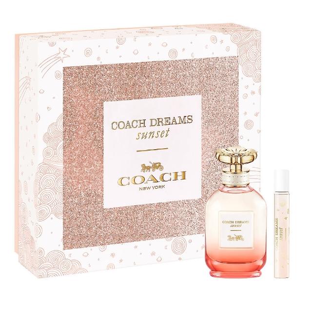 【COACH】Coach Dreams Sunset 逐夢暮光淡香精禮盒(60ml+7.5ml 專櫃公司貨)