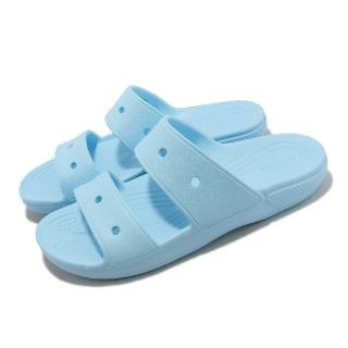 【Crocs】涼拖鞋 Classic Sandal 男鞋 女鞋 北極藍 藍 雙帶 卡駱馳 輕量 Jibbitz(206761411)