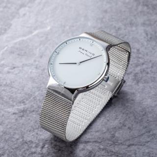 【BERING】BERING 丹麥國寶 MAX RENE設計師聯名限量時尚錶款/31mm-銀-15531-004銀