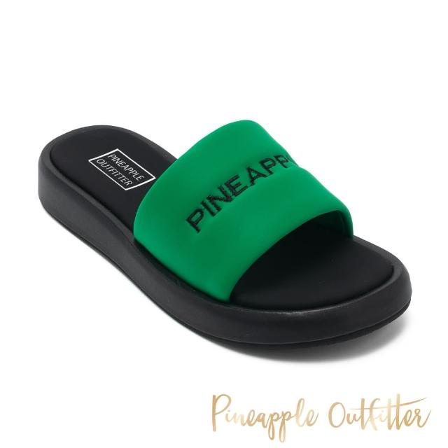 【Pineapple Outfitter】RIGG 品牌布面厚底拖鞋(綠色)