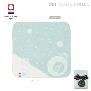 【Gift DollBao】日本今治毛巾系列-洗臉洗澡拍嗝巾_小方巾版(經典泡泡_雙面寶寶紗布巾)